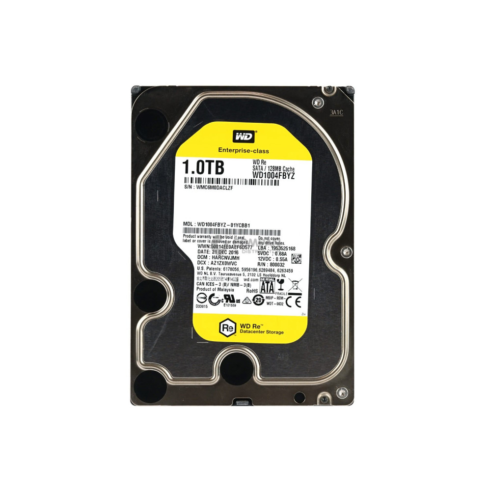 WD1004FBYZ WD HDD 1TB 7.2K SATA 6G 3.5" LFF